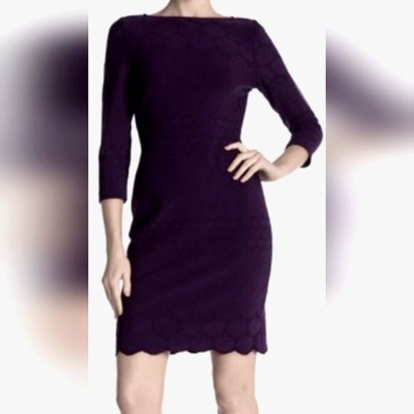 Julia Jordan Little Black Bodycon Dress. Whimsigoth,  Cocktail,  Textured - Picture 1 of 16